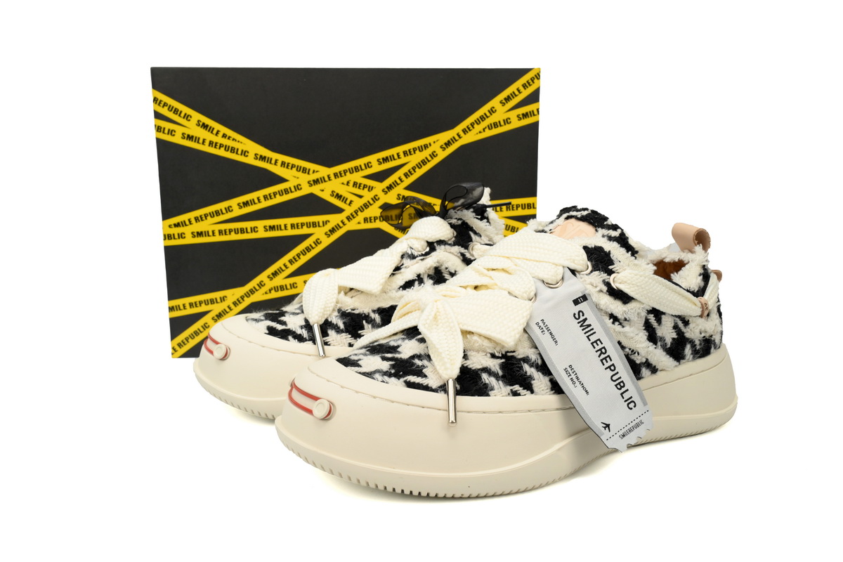 Smilerepublic Woolen smoke Tan Jianci Replaceable open mouth low cut canvas shoes