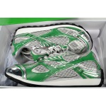 PKGoden Bottega Veneta Orbit low cut casual running shoes Green
