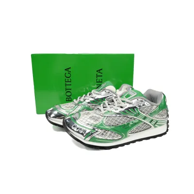 Replica Bottega Veneta Orbit low cut casual running shoes Green 02