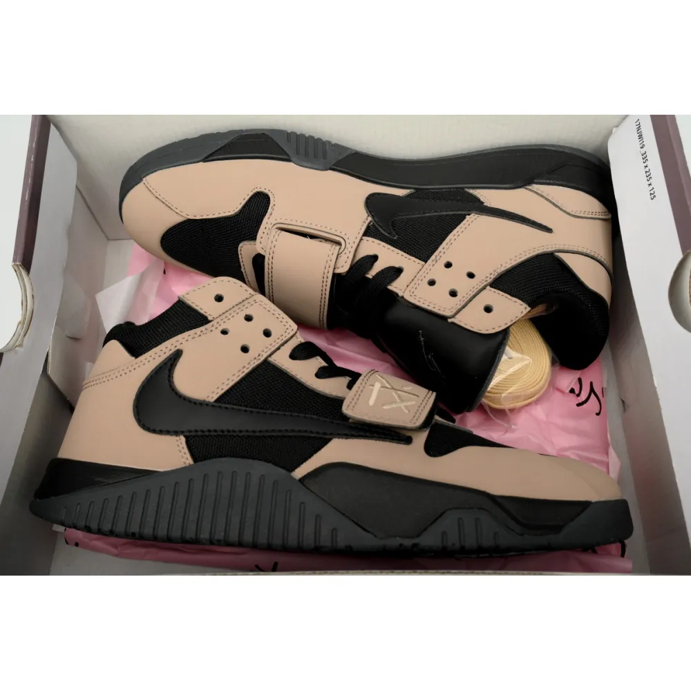 POP Travis Scott x Air Jordan Cut The Check Brown Black FZ8117-214