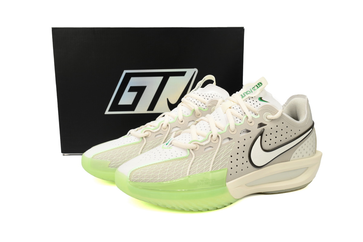 Replica Zoom GT Cut 3 Light Bone Vapor Green DV2913 003