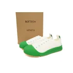 Replica Bottega Veneta lace up round toe fashionable sneakers Green