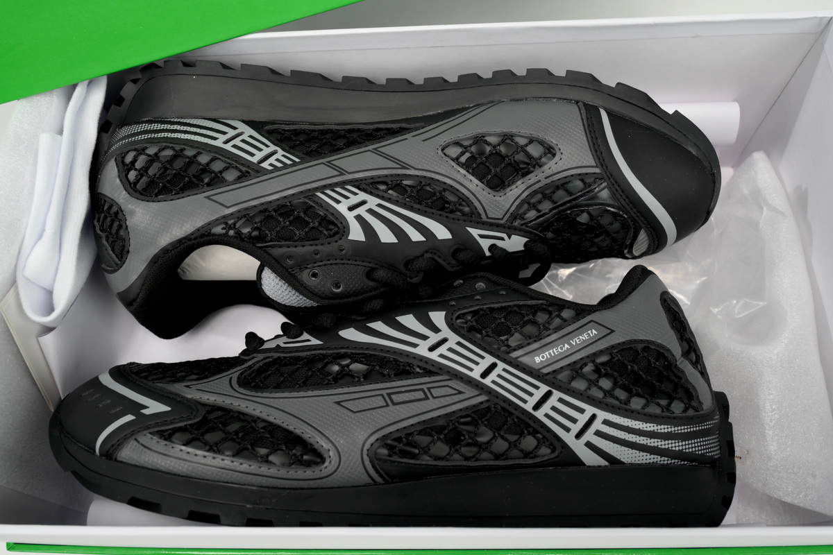 PKGoden Bottega Veneta Orbit low cut casual running shoes Black