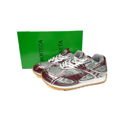 PKGoden Bottega Veneta Orbit low cut casual running shoes Wine Red 02