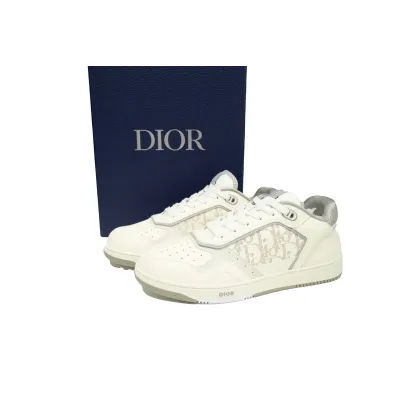 Replica Dior B27 Printed Board Shoes Low Grey White  02