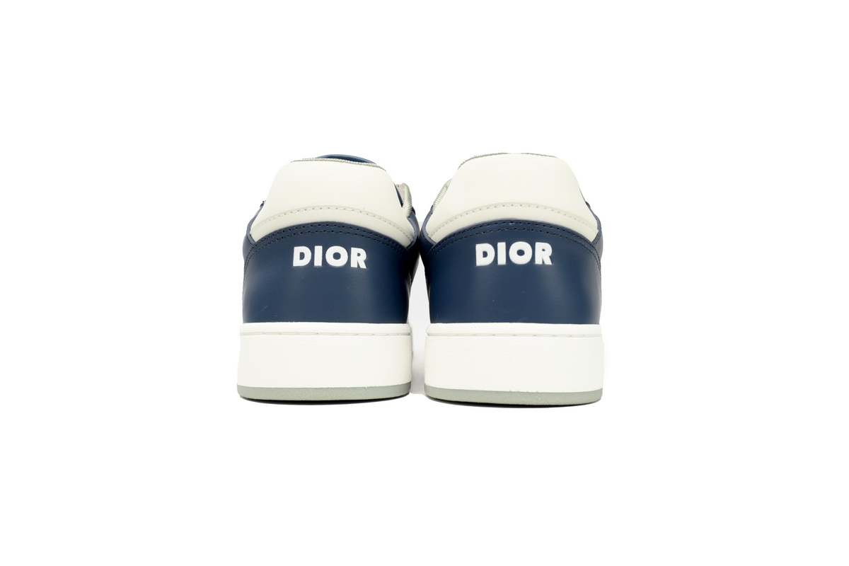 PKGoden Dior B27 Printed Board Shoes Low Purplish Blue