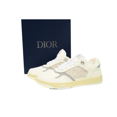 Replica Dior B27 Printed Board Shoes Low White 02