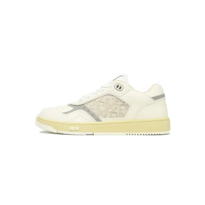Replica Dior B27 Printed Board Shoes Low White 01