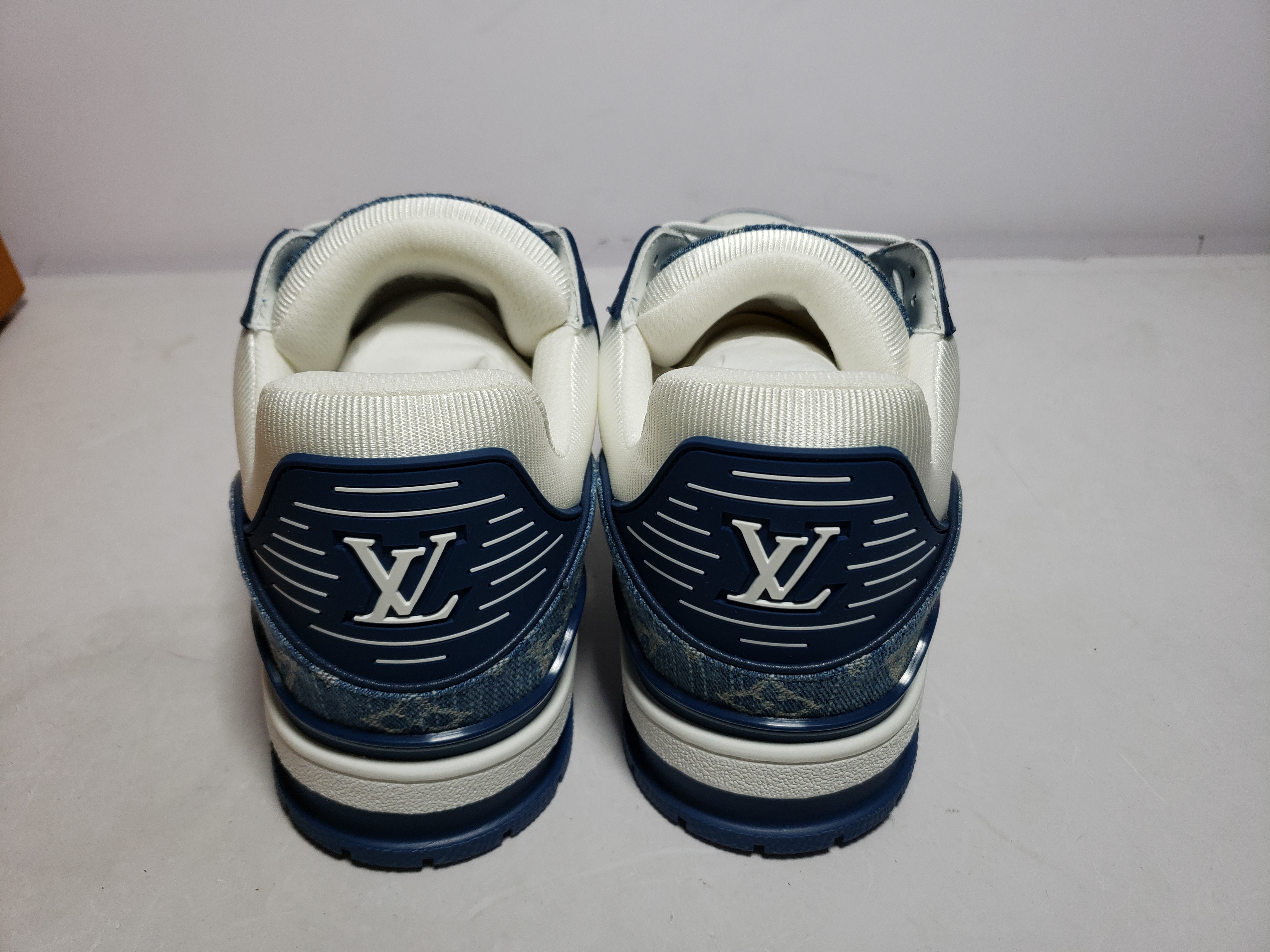 Replica Louis Vuitton Trainer Cowboy Blue,FD0291