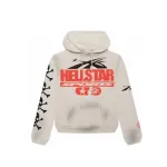 Hellstar If You Dont Like Us Beat Us Hoodie Grey