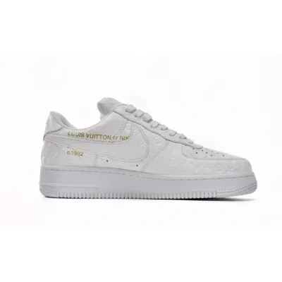 Replica Louis Vuitton x Nike Air Force 1 Triple White,LK0221 01