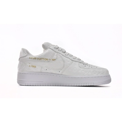 Replica Louis Vuitton x Nike Air Force 1 Triple White,LK0221 01