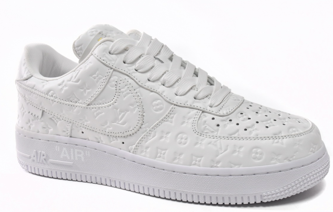PKGoden Louis Vuitton x Nike Air Force 1 Triple White,LK0221