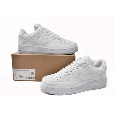 PKGoden Louis Vuitton x Nike Air Force 1 Triple White,LK0221 02
