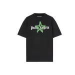 Palm Angels Star Sprayed T-shirt Black/Green