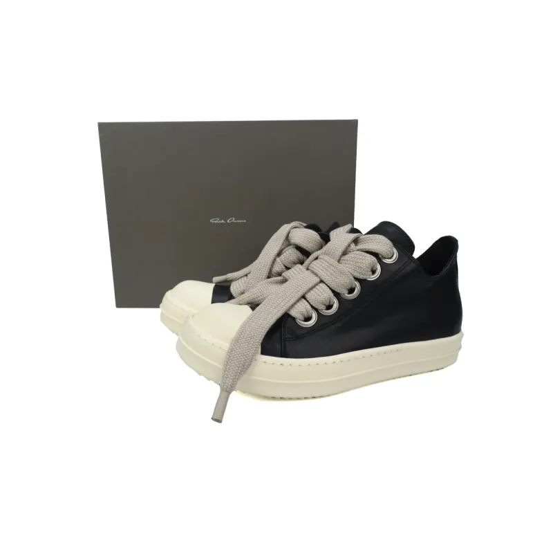 Replica Rick Owens DRKSHDW  Low Top Black Milk