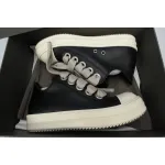 Replica Rick Owens DRKSHDW  Low Top Black Milk