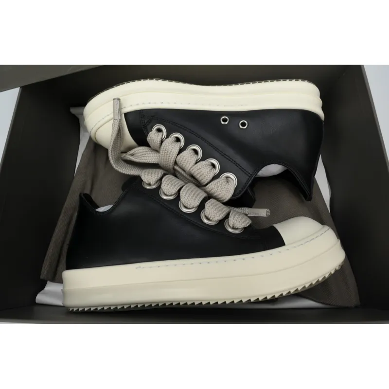 Replica Rick Owens DRKSHDW  Low Top Black Milk