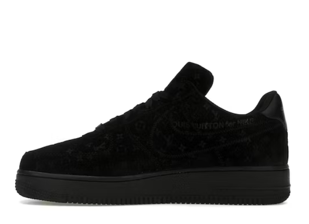 replica Louis Vuitton Nike Air Force 1 Low By Virgil Abloh Black