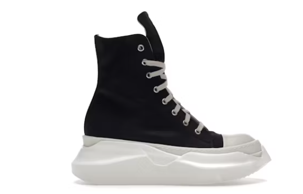 LJR Rick Owens Abstract High Top Black White,DS20F1840 CNP 911
