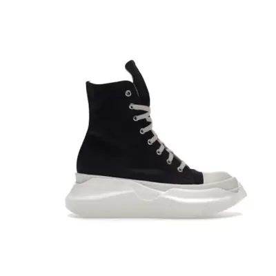 Replica Rick Owens Abstract High Top Black White,DS20F1840 CNP 911 01