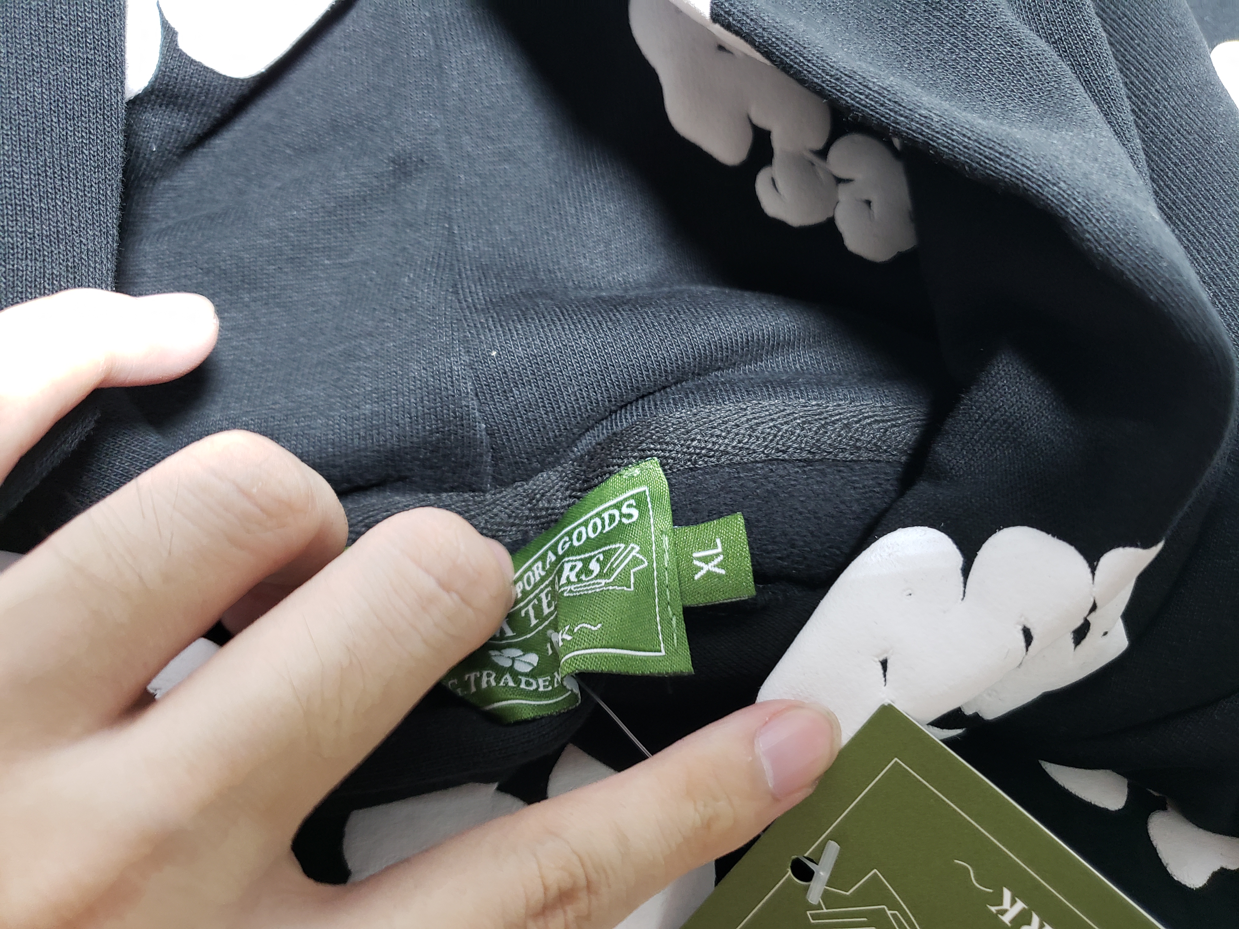 Denim Tears  hoodie black