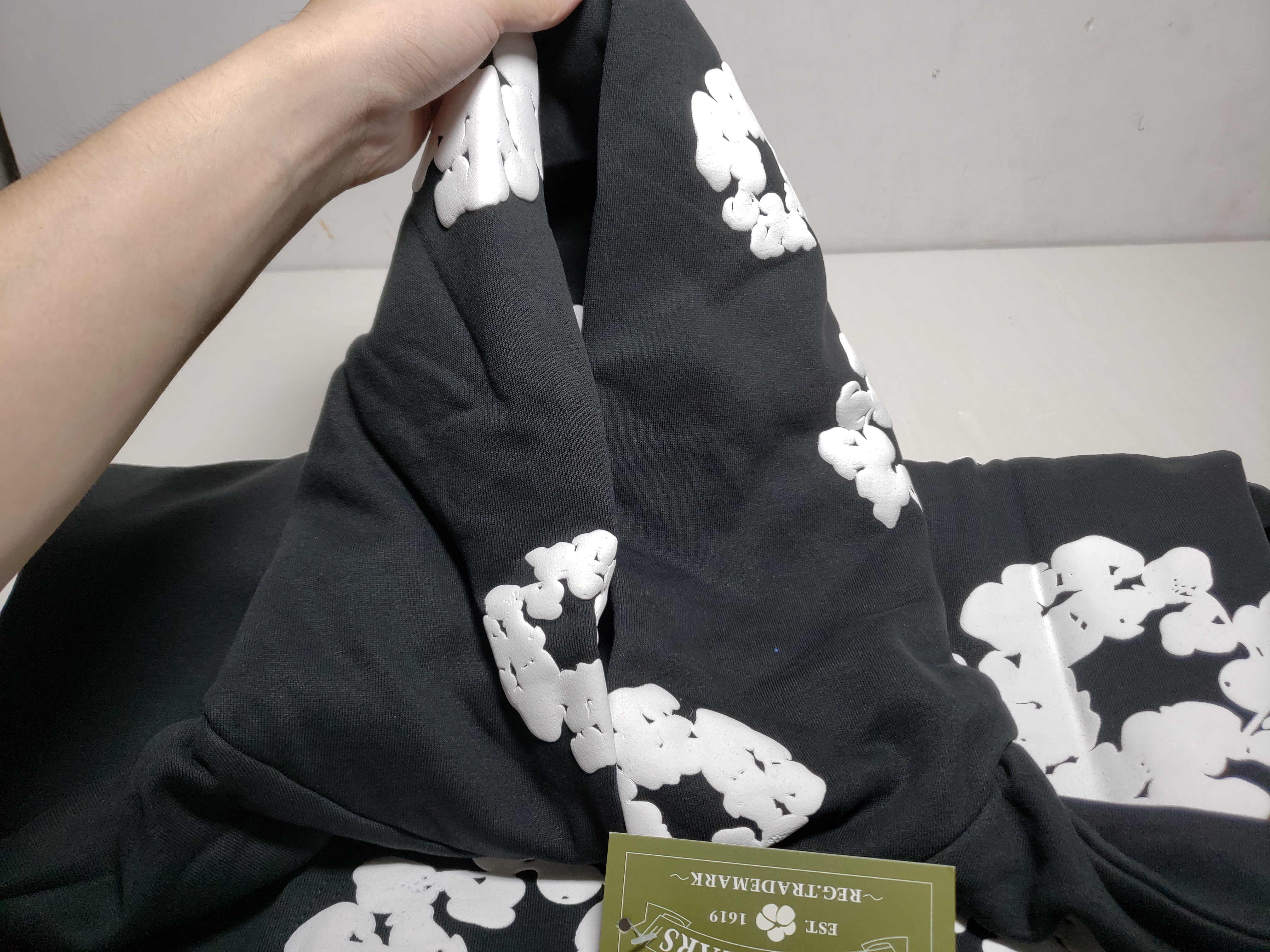 Denim Tears  hoodie black