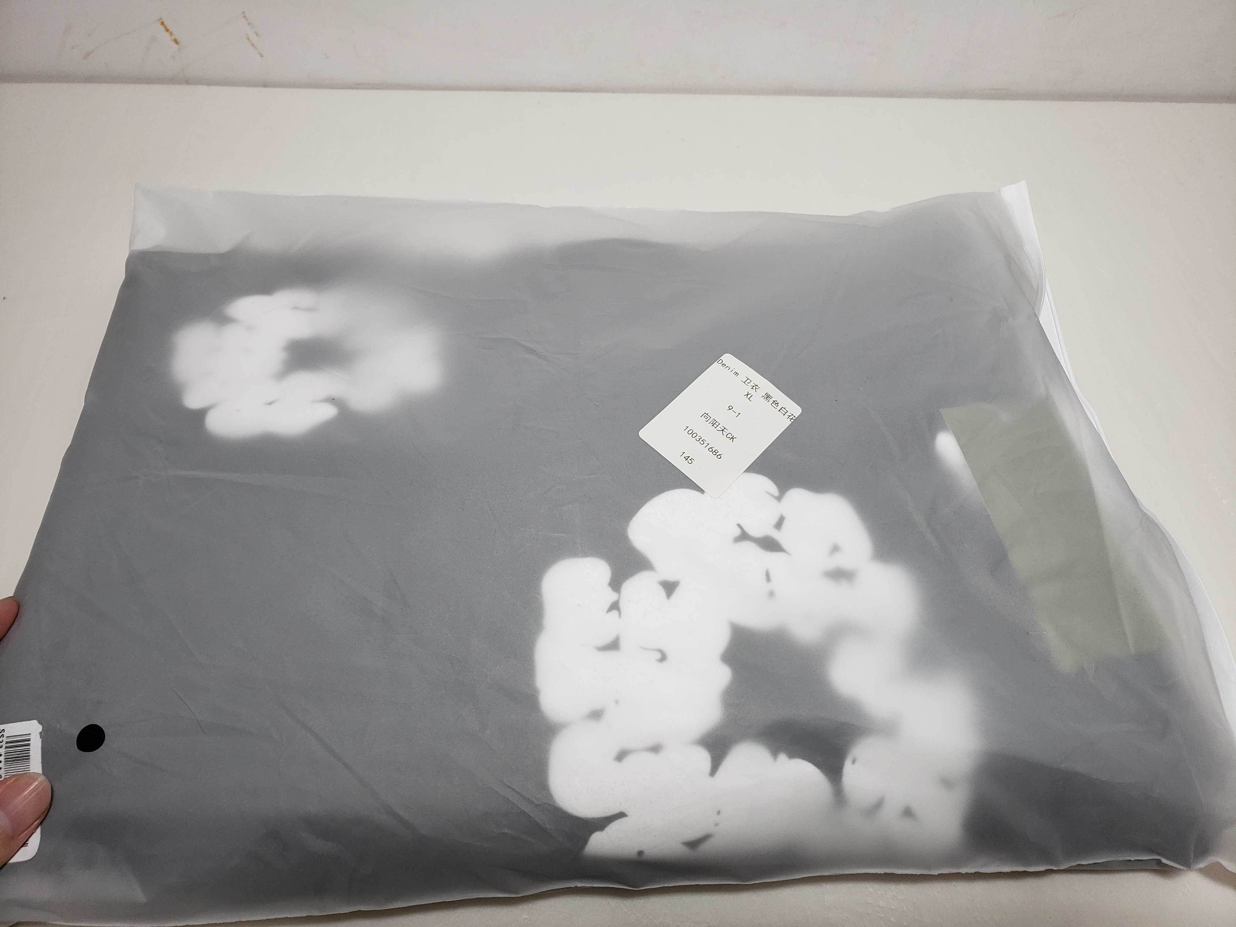 Denim Tears  hoodie black