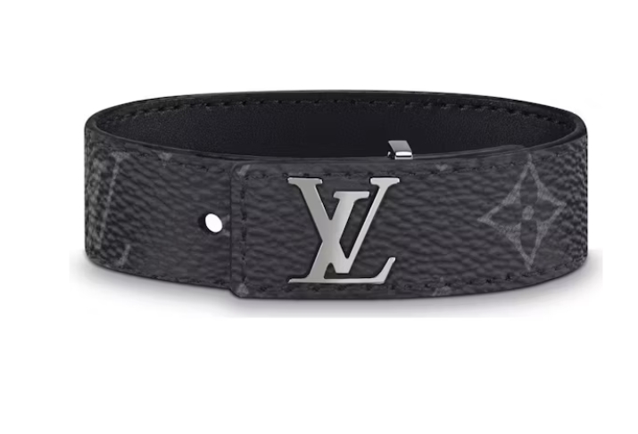 Louis Vuitton LV Slim Bracelet Monogram Eclipse Black