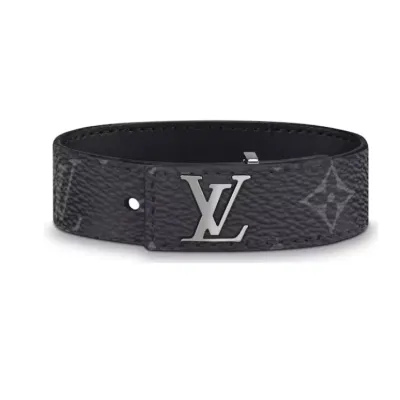 Louis Vuitton LV Slim Bracelet Monogram Eclipse Black 01
