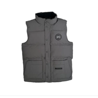 Puffer CANADA GOOSE grey vest down jacket 01
