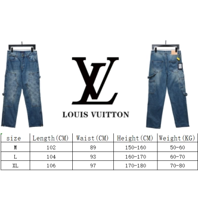 Replica Louis Vuitton Denim Carpenter Jean 02
