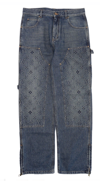 Replica Louis Vuitton Denim Carpenter Jean