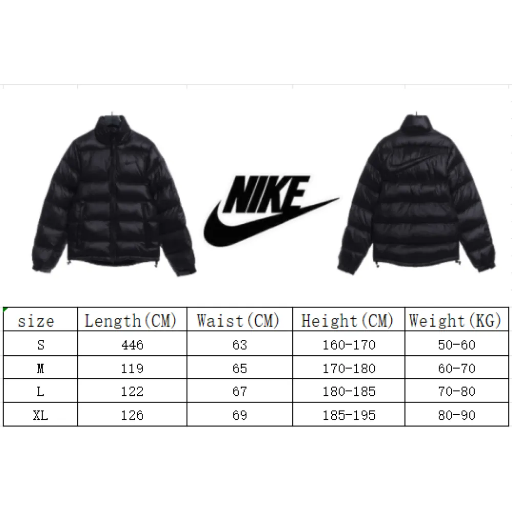 PKGoden NOCTA Sunset Puffer Jacket Black