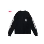Chrome Hearts Horseshoe Long-Sleeve T-Shirt 'Black/White'