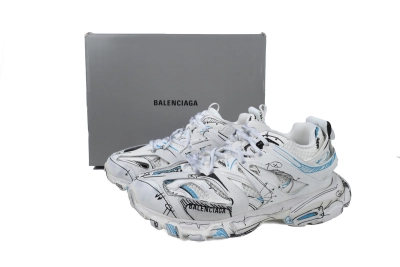 PKGoden Balenciaga 3rd Track Sneake White Blue 542023 W3SRA 9014 02
