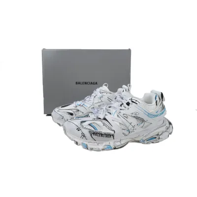 PKGoden Balenciaga 3rd Track Sneake White Blue 542023 W3SRA 9014 02