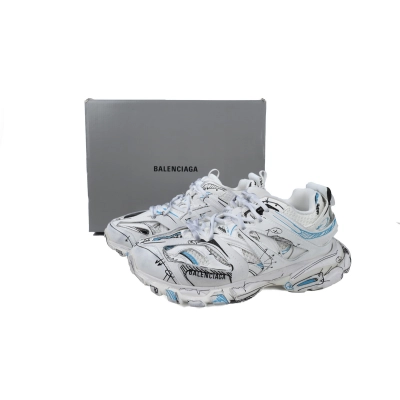 Balenciaga 3rd Track Sneake White Blue 542023 W3SRA 9014 02