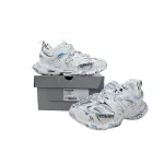 PK Balenciaga 3rd Track Sneake White Blue 542023 W3SRA 9014