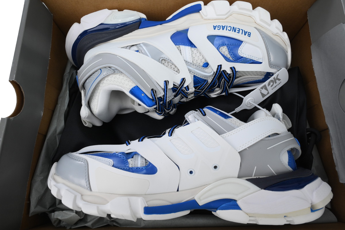 Balenciaga 3rd Track Sneaker White Blue 242023 W2FS9 9051
