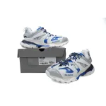 Balenciaga 3rd Track Sneaker White Blue 242023 W2FS9 9051