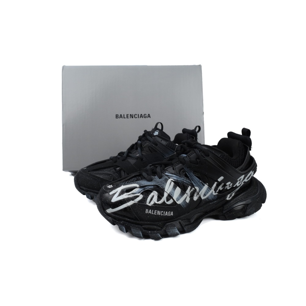 PK Balenciaga 3rd Track Sneaker White Graffi 542436 WTRHW 1090
