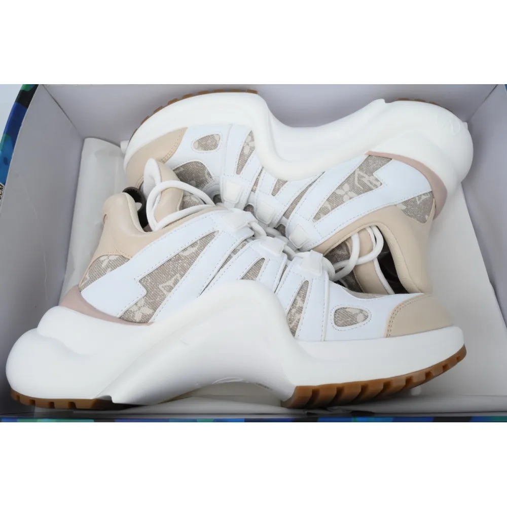 Louis Vuitton Archlight Sneakers Beige white