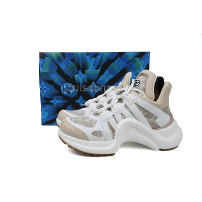 Louis Vuitton Archlight Sneakers Beige white 02