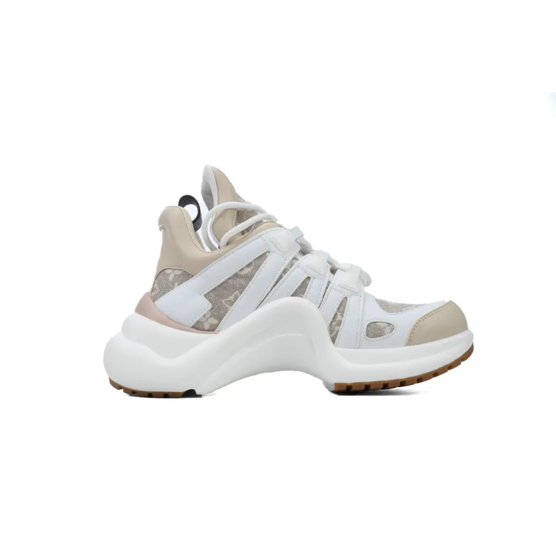 Louis Vuitton Archlight Sneakers Beige white