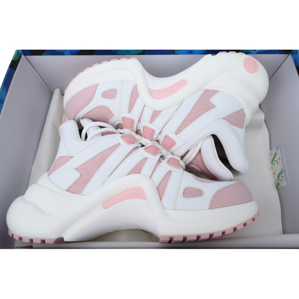 PK Louis Vuitton Archlight Sneakers Cherry blossom pink white