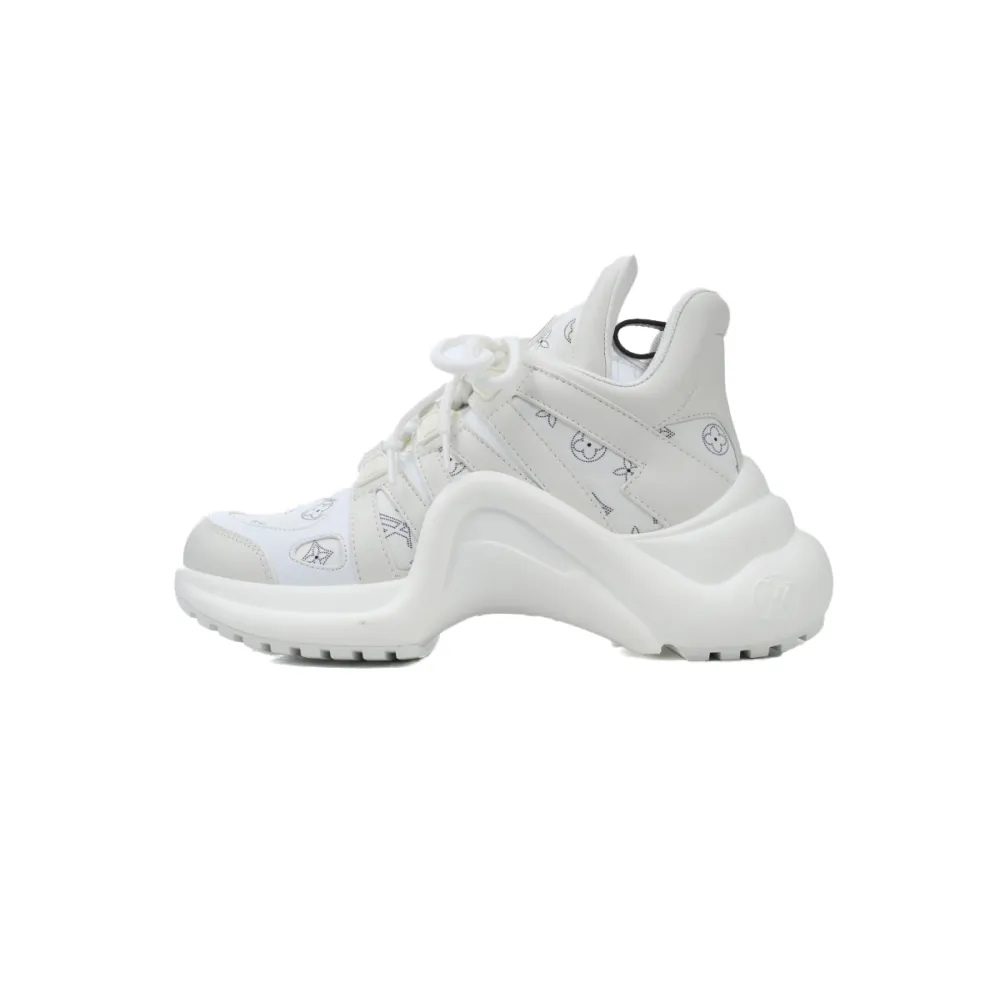 PK Louis Vuitton Archlight Sneakers Printed all white