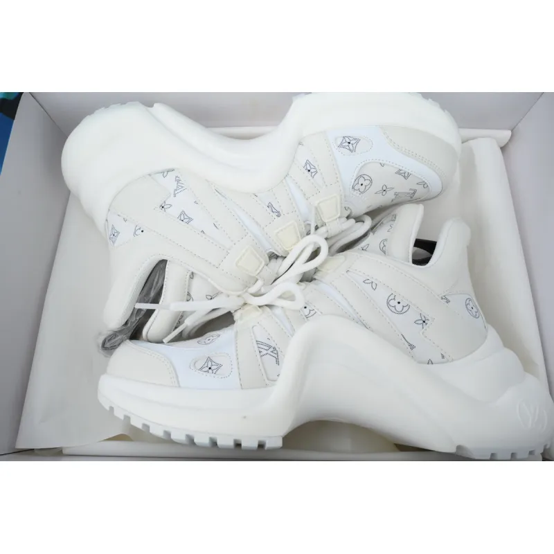 PK Louis Vuitton Archlight Sneakers Printed all white