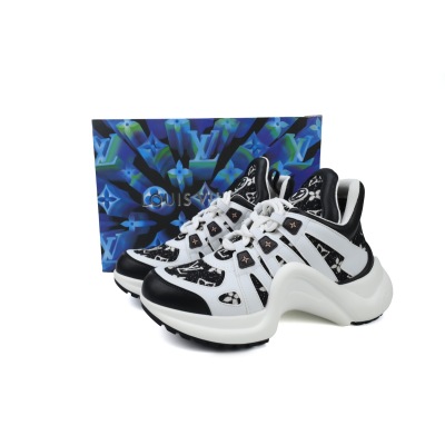 Louis Vuitton Archlight Sneakers White and black cloth 02