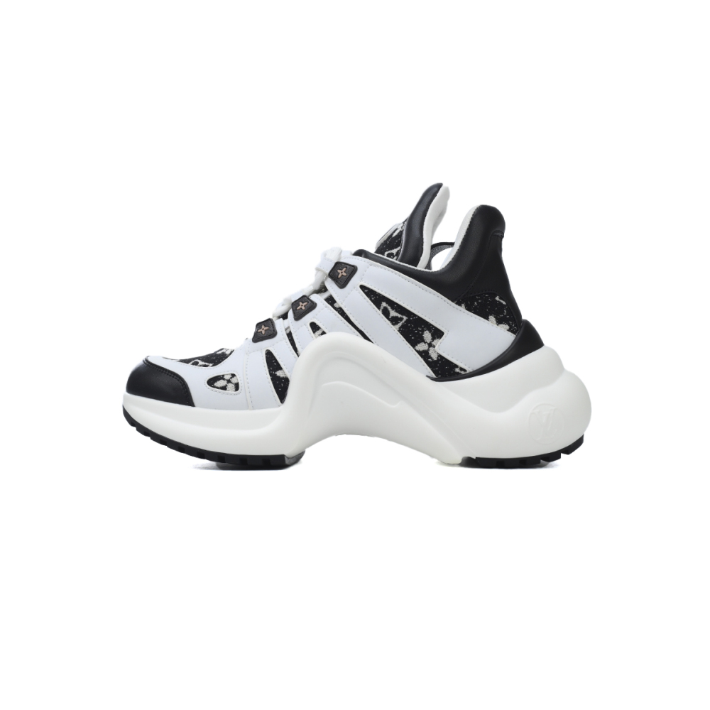 PK Louis Vuitton Archlight Sneakers White and black cloth